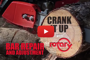 Chain Saw Bar Adjustment