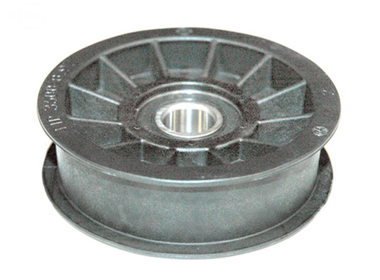 Rotary Flat Idler Pulley – 3/4" X 3-1/2" Composite, Glass-Filled Nylon (Part #10150)