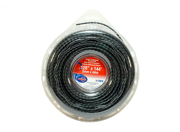 Rotary # 14518 VORTEX trimmer line .120 X 144' Spool Low Noise Line