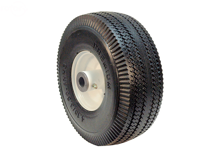 4.75" 1 NEW 10" 4.10/3.50-4 Flat-Free Sawtooth Tire w/Steel Rim Hub 2.25'' 