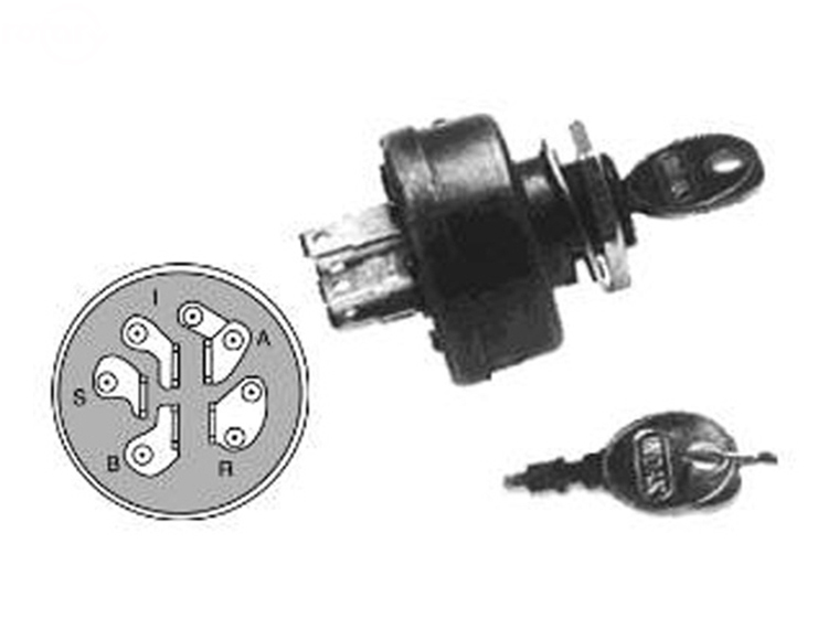 Gravely 1932 3115200 Replacement Ignition Switch 