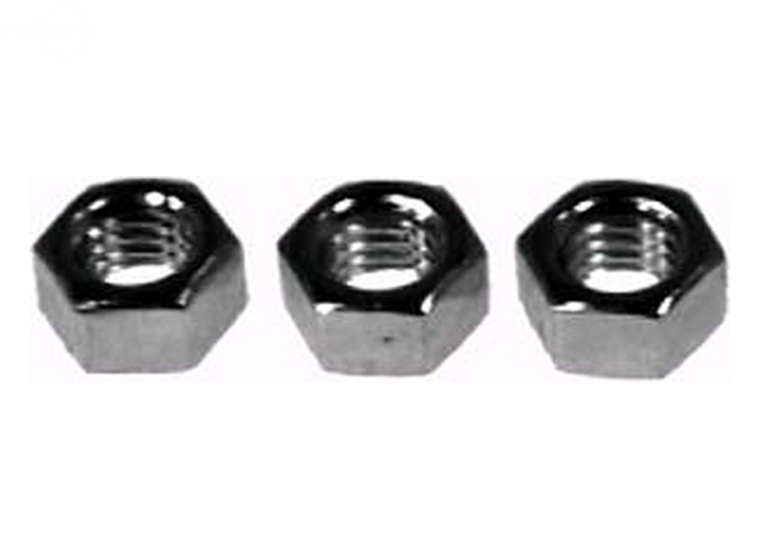 Pack of 10 Hex Nut 3/8-16 Rotary (8622)