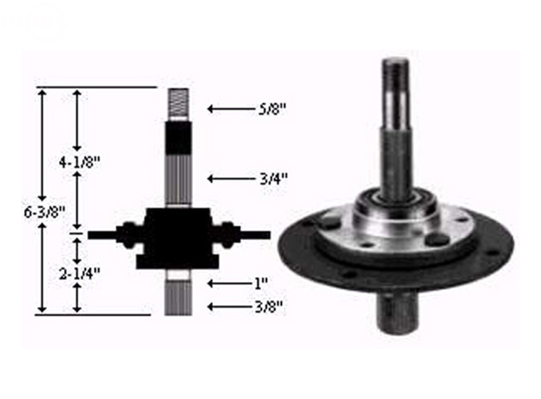 SPINDLE ASSEMBLY LONG MTD